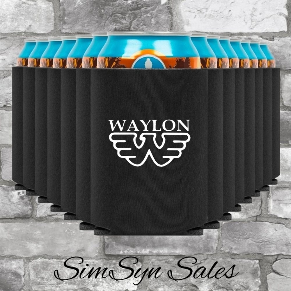 Waylon Jennings Koozie